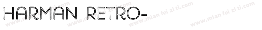 Harman Retro字体转换